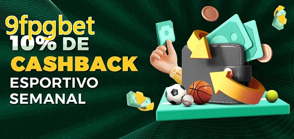 10% de bônus de cashback na 9fpgbet